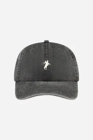 Laundry Room Giddy Up - Papa Cap in Black Snow