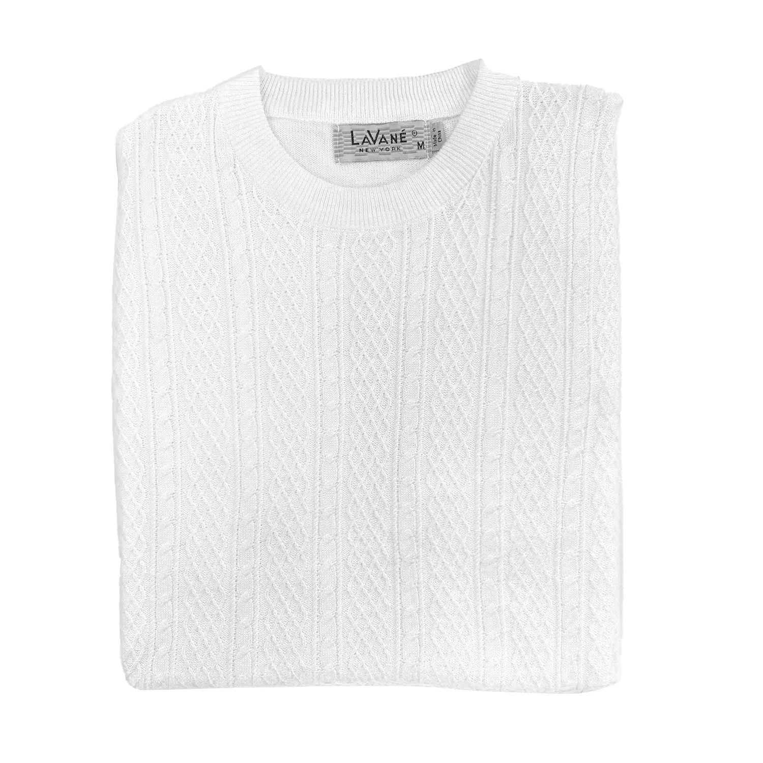 Lavane Crew Neck Short Sleeve-White