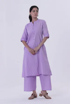 Lavender Cotton Kurti