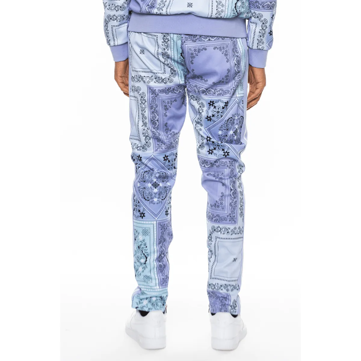 Lavender Paisley Print Pants
