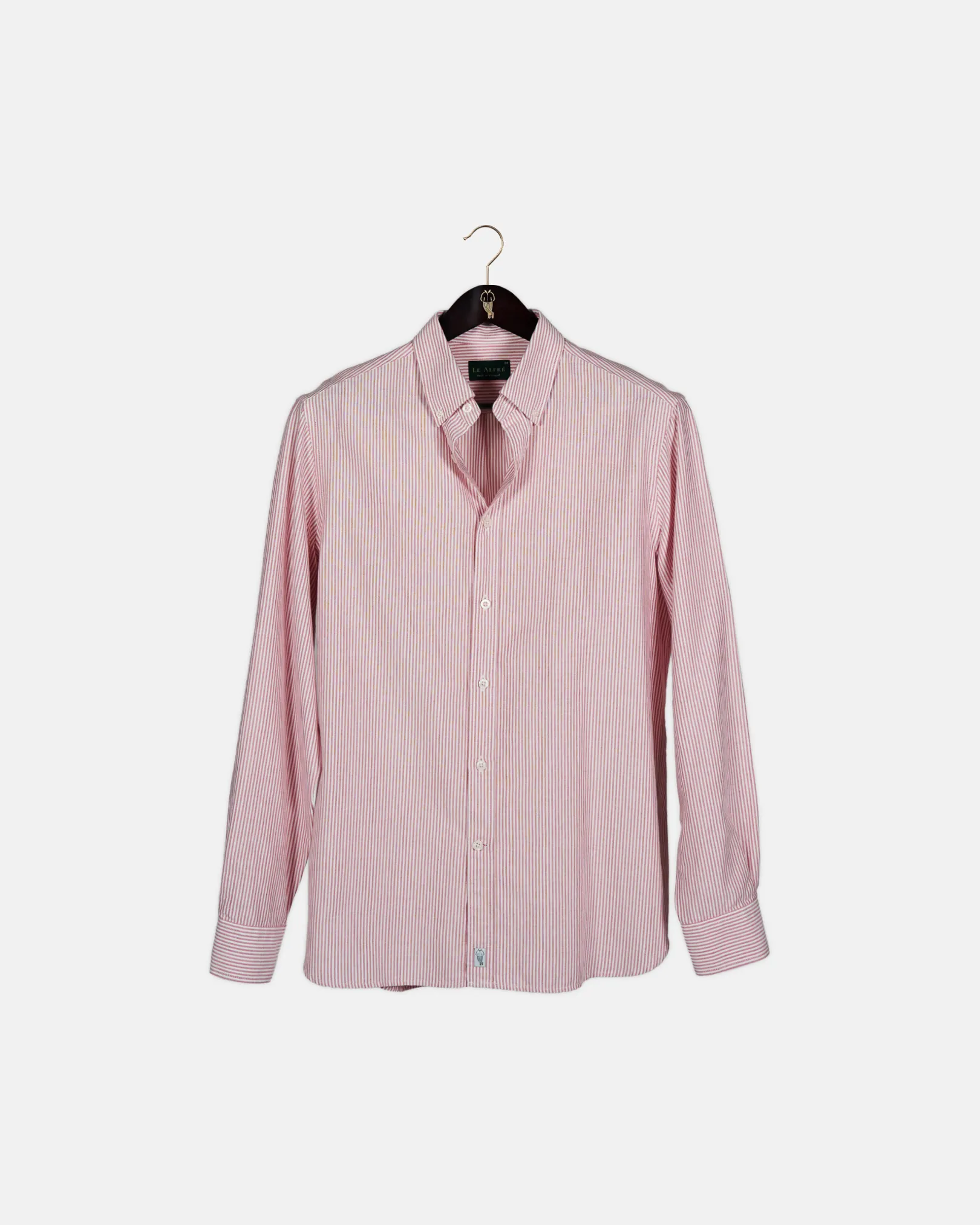 'Le Stripe' Red Oxford Shirt