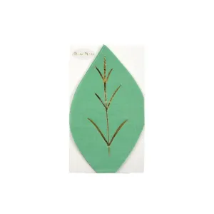 Leaf Napkins -- Green