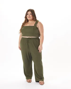 Leah Pant in Olive | Olive Green