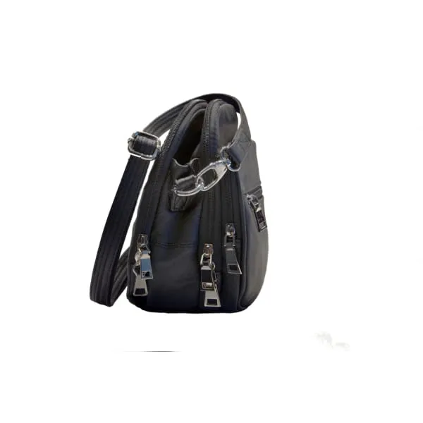 Leather Square Lockable Purse
