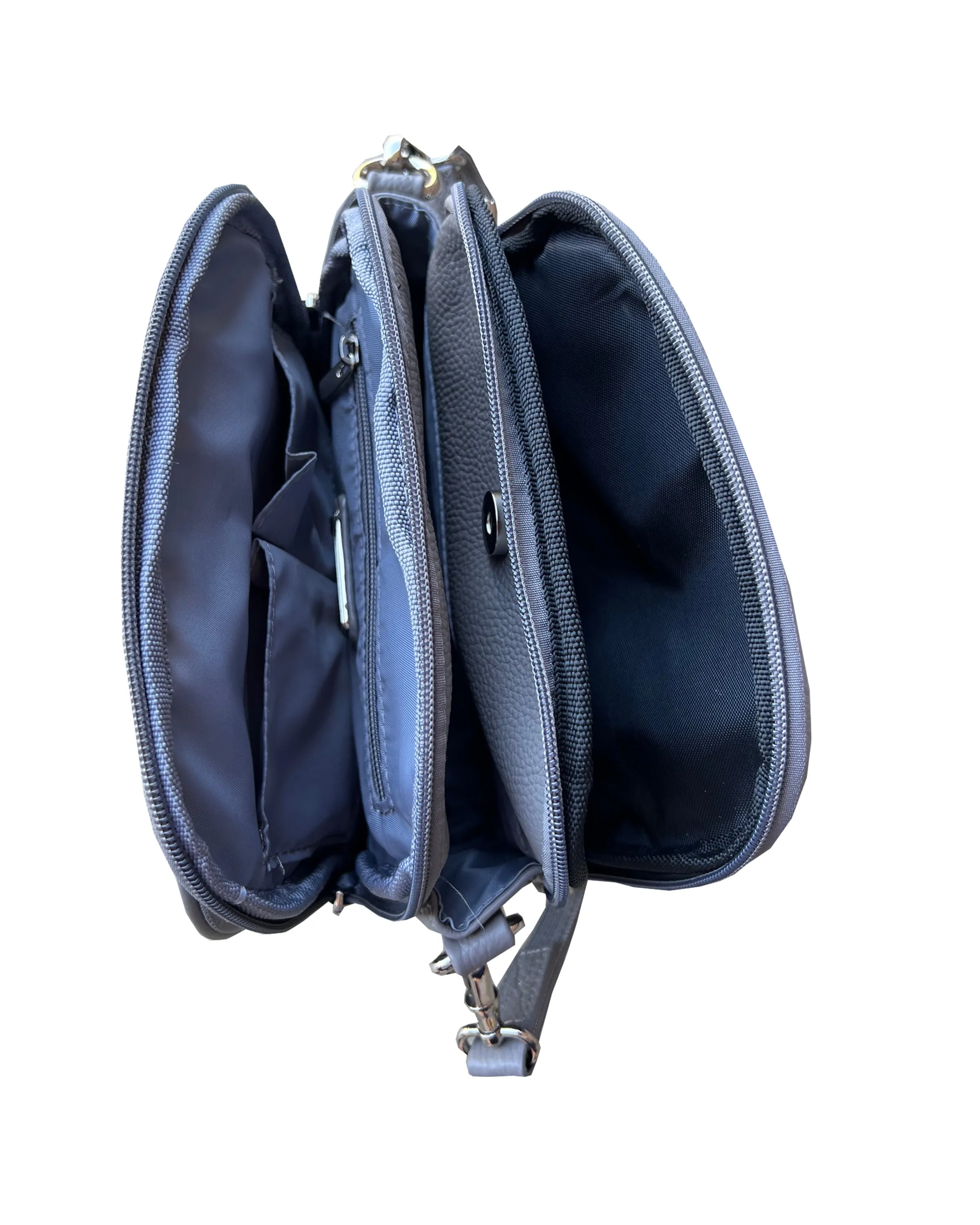 Leather Square Lockable Purse