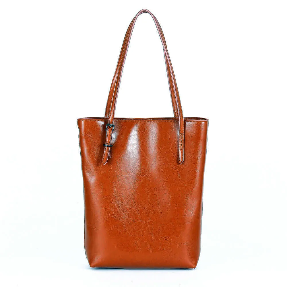 Leather Tote Bag NZ - Stylish Shoulder Tote for Work & Casual