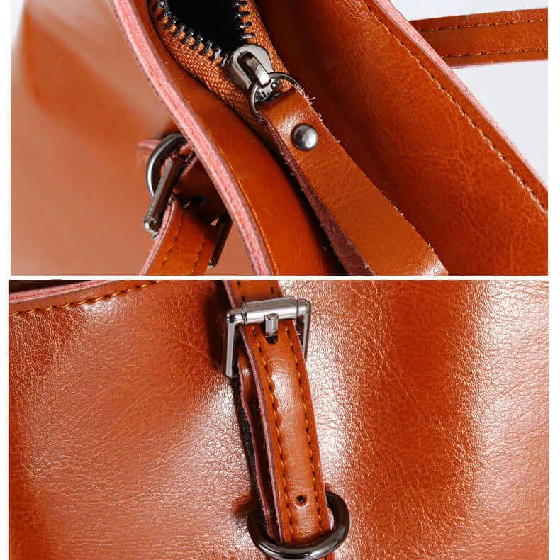 Leather Tote Bag NZ - Stylish Shoulder Tote for Work & Casual