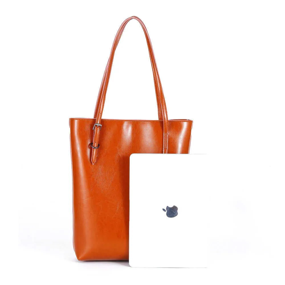 Leather Tote Bag NZ - Stylish Shoulder Tote for Work & Casual