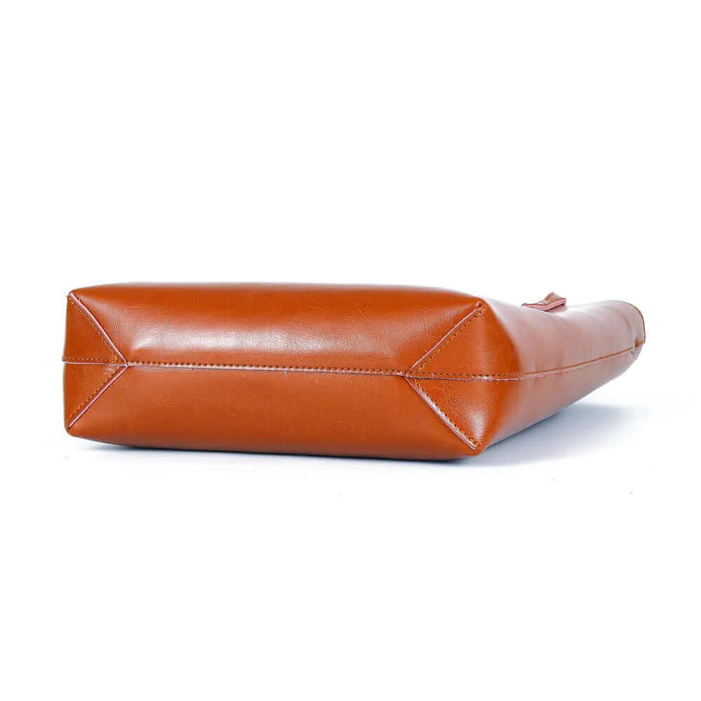 Leather Tote Bag NZ - Stylish Shoulder Tote for Work & Casual