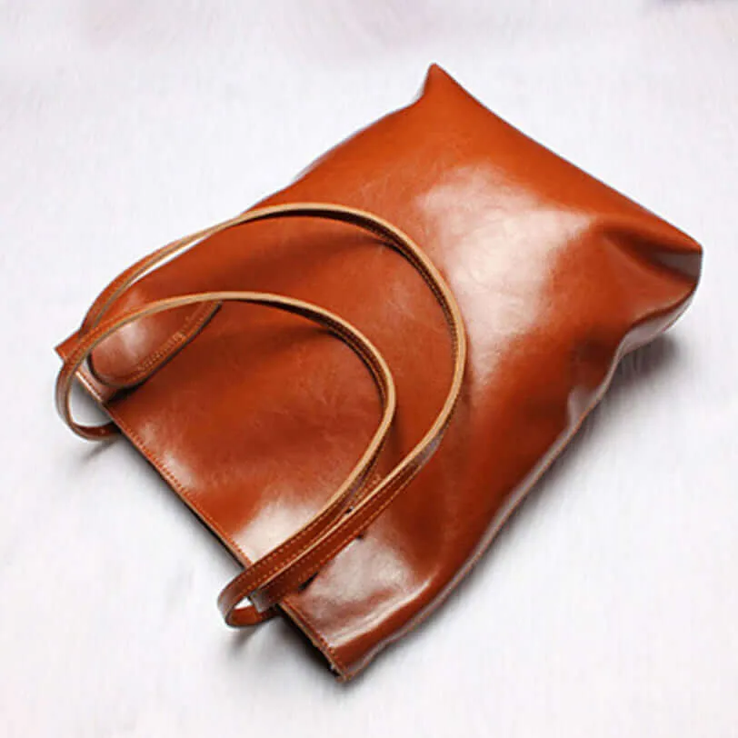 Leather Tote Bag NZ - Stylish Shoulder Tote for Work & Casual