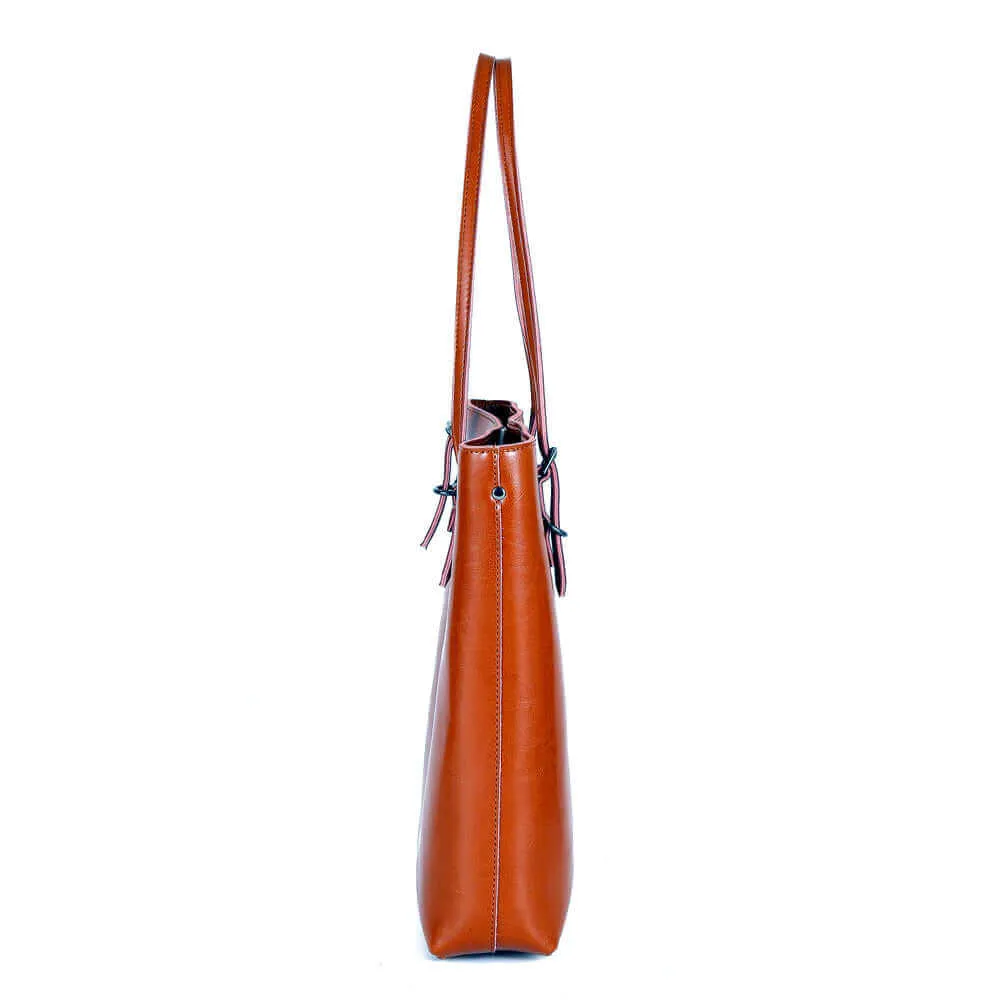 Leather Tote Bag NZ - Stylish Shoulder Tote for Work & Casual