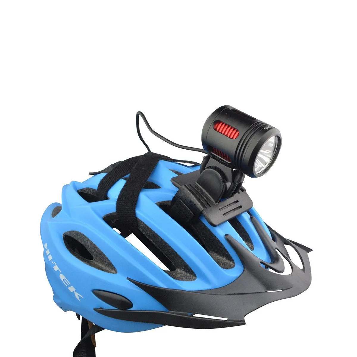 LED Bicycle Headlight Set with Helmet Mount - 3000 Lumen