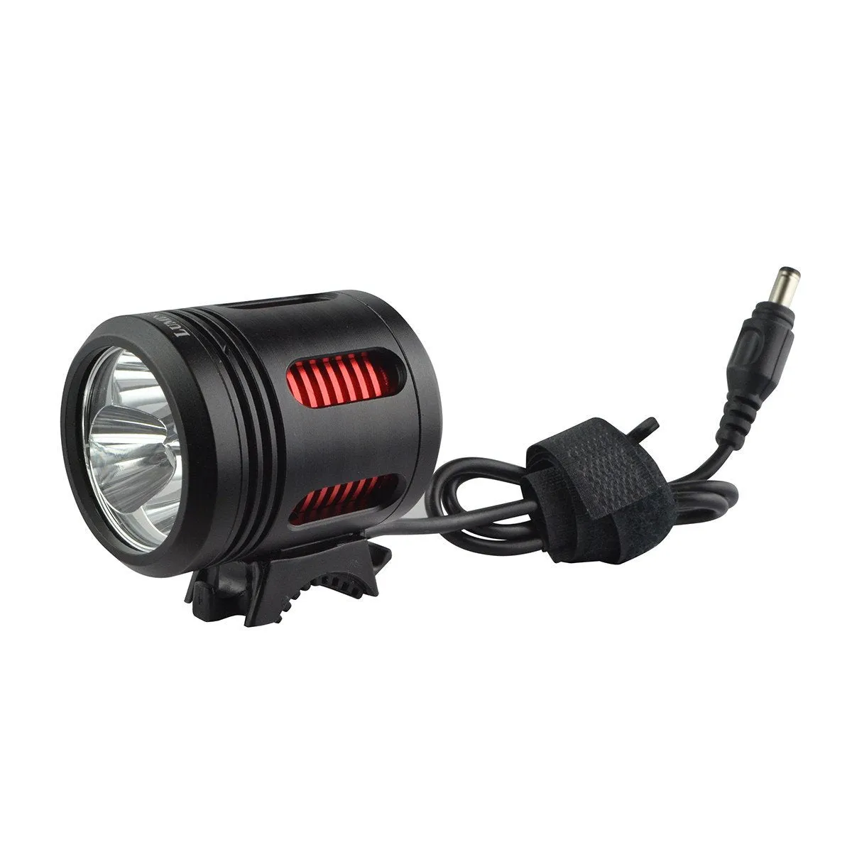 LED Bicycle Headlight Set with Helmet Mount - 3000 Lumen