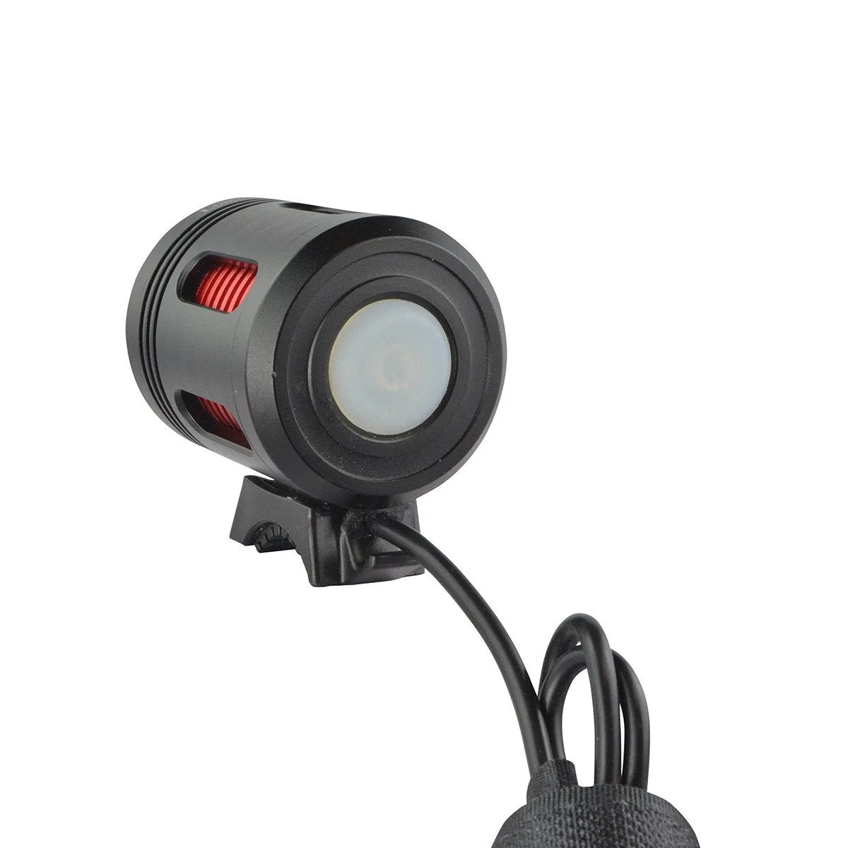 LED Bicycle Headlight Set with Helmet Mount - 3000 Lumen