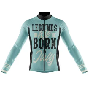 Legends are Born in July Thermal Club Jersey (Blue)