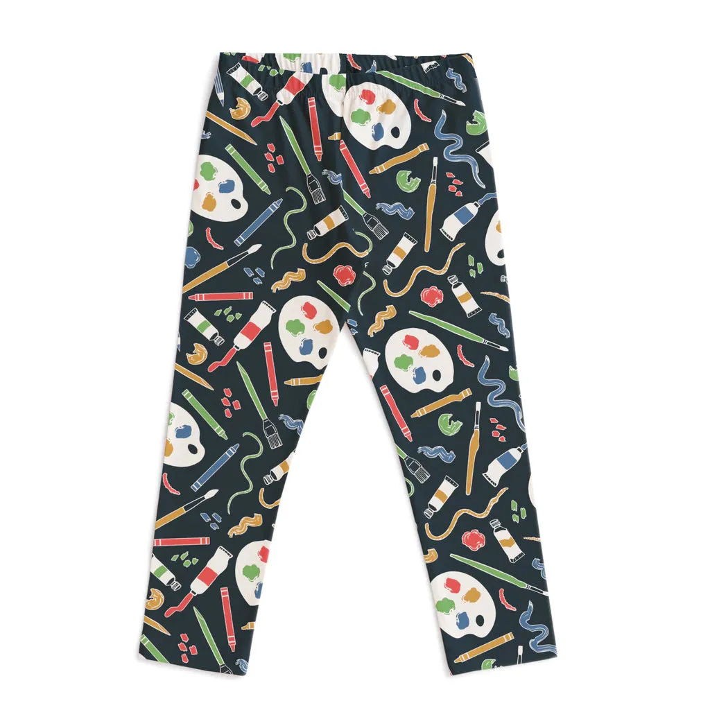 Leggings- night sky art supplies