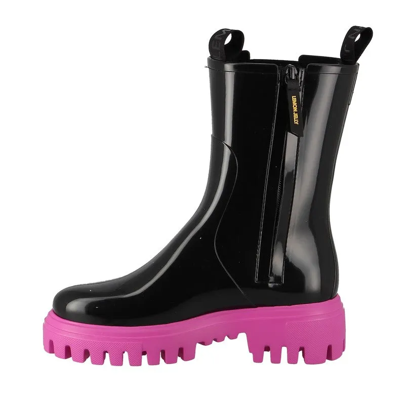 Lemon Jelly Grad Black/Pink Gum Boot