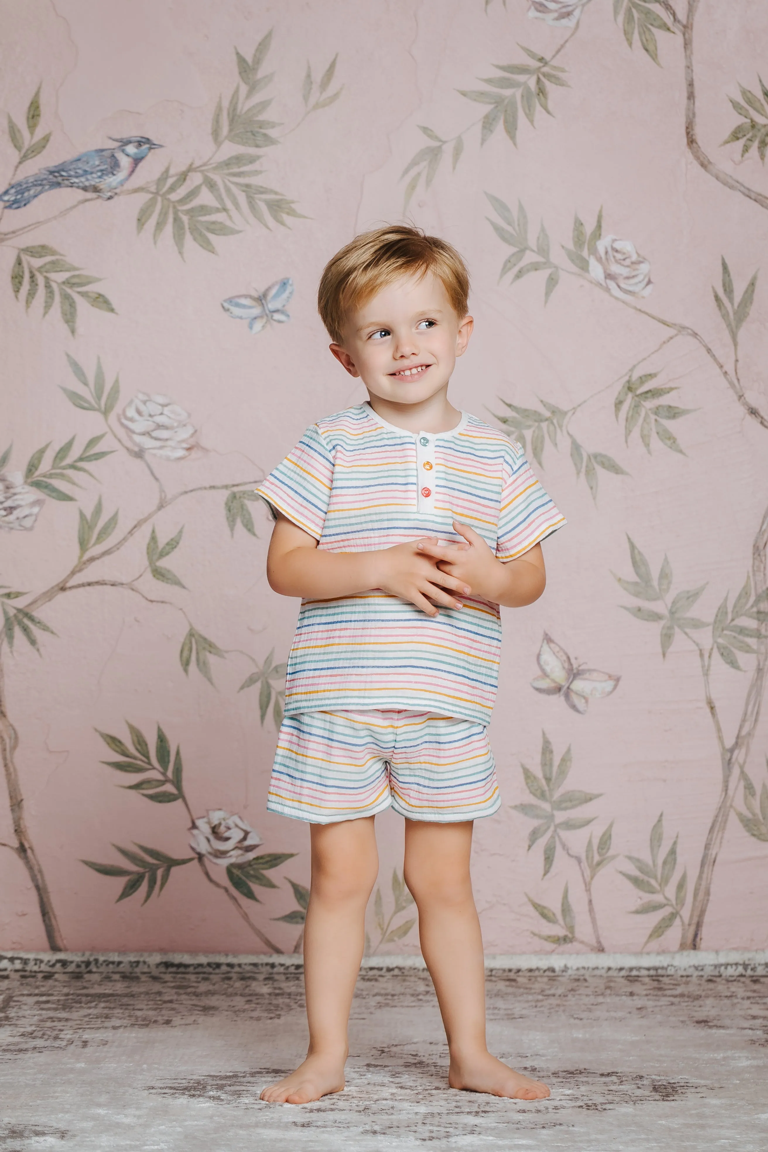 LEO - KIDS' PYJAMA SET STRIPES