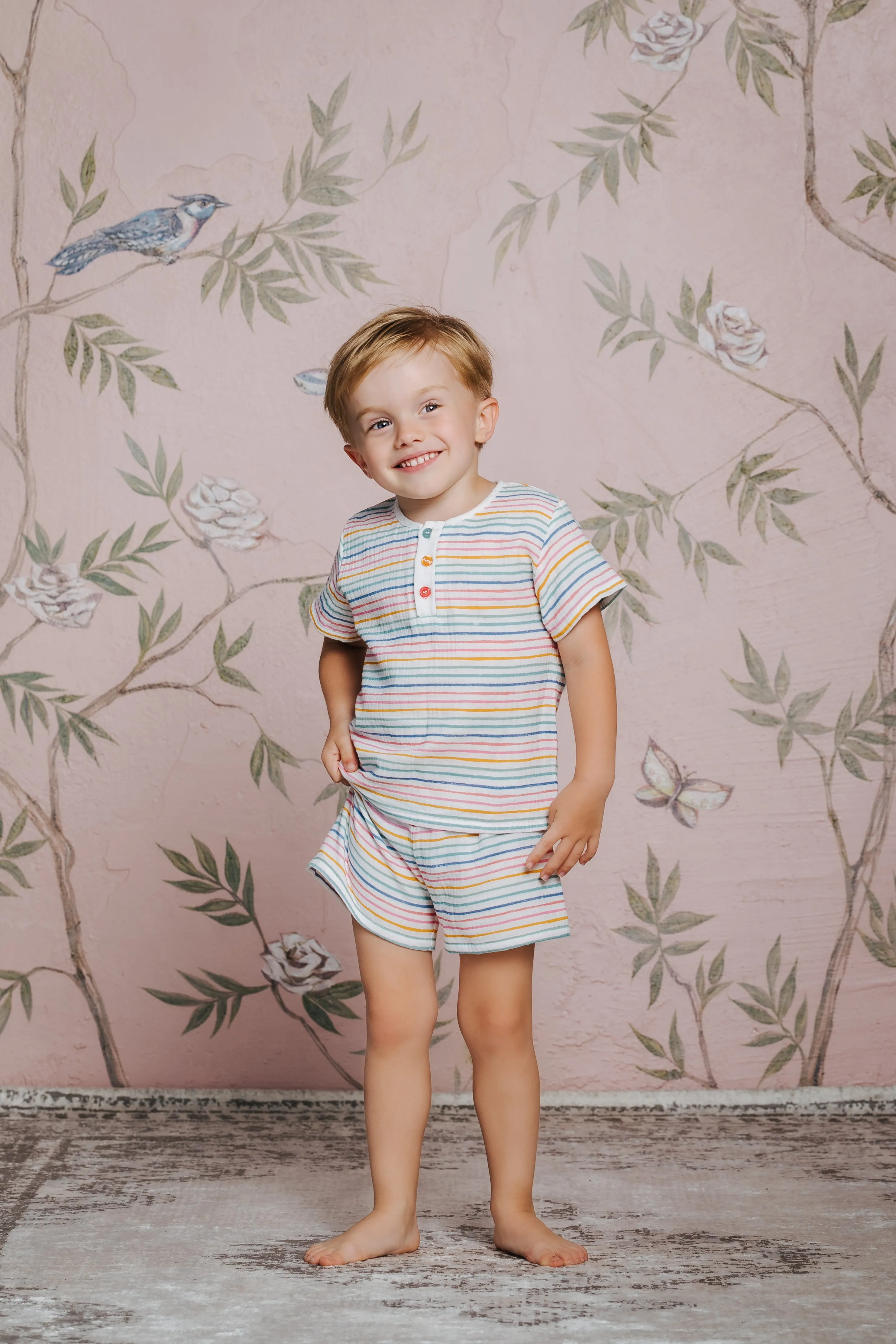LEO - KIDS' PYJAMA SET STRIPES