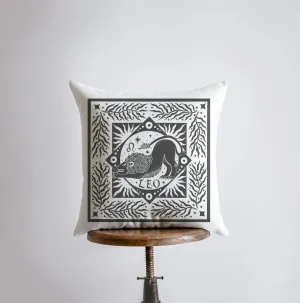Leo | Zodiac | Stars | Astrology | Throw Pillow  | Map of the Stars | Home Decor | Room Decor  | Astrology Sign