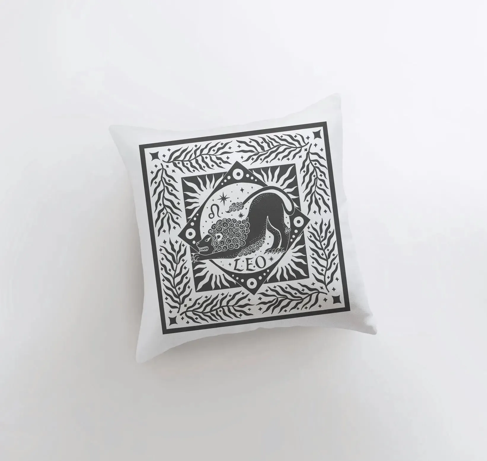 Leo | Zodiac | Stars | Astrology | Throw Pillow  | Map of the Stars | Home Decor | Room Decor  | Astrology Sign