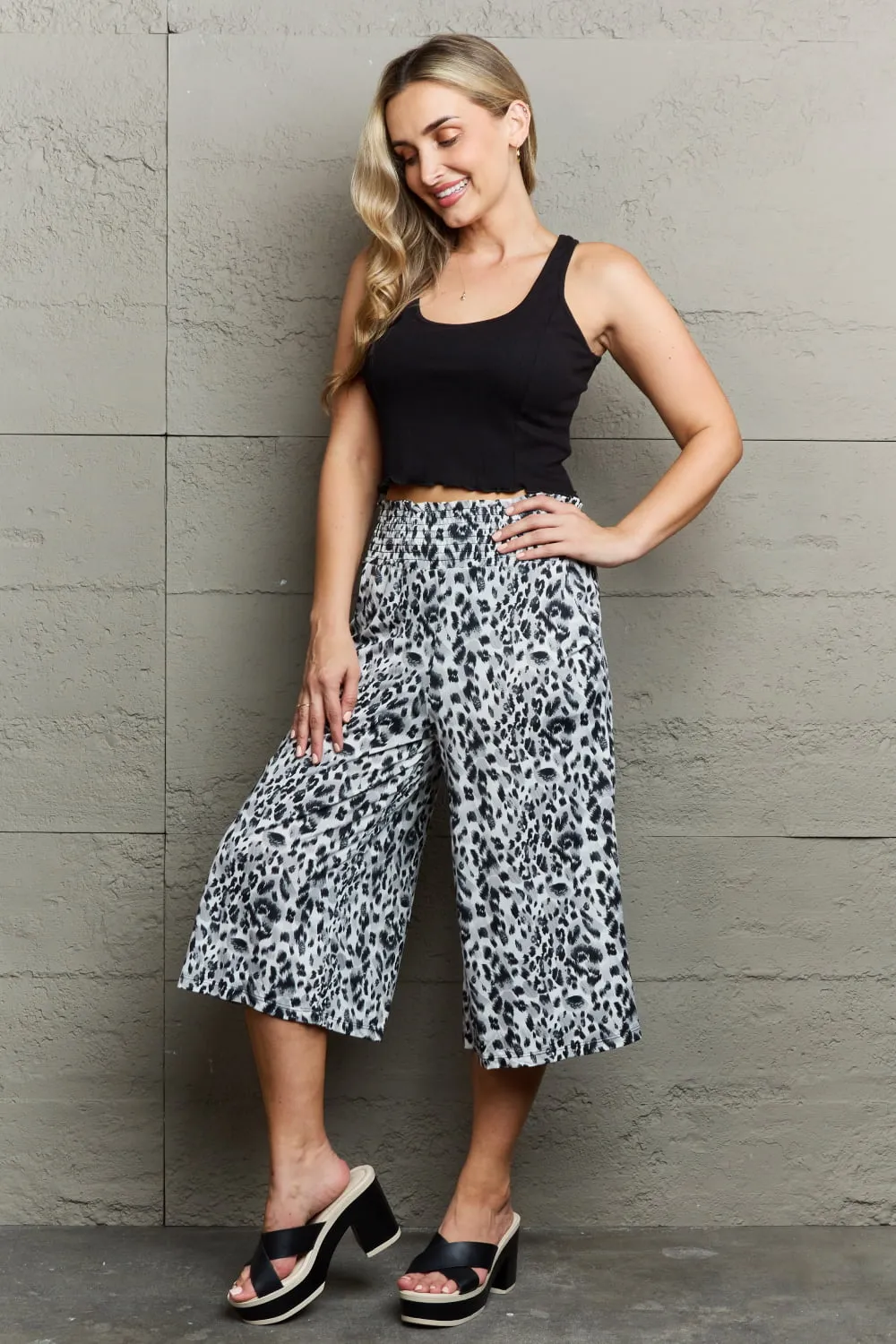 Leopard High Waist Pants