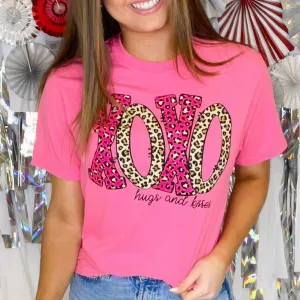Leopard Hugs & Kisses Tee*