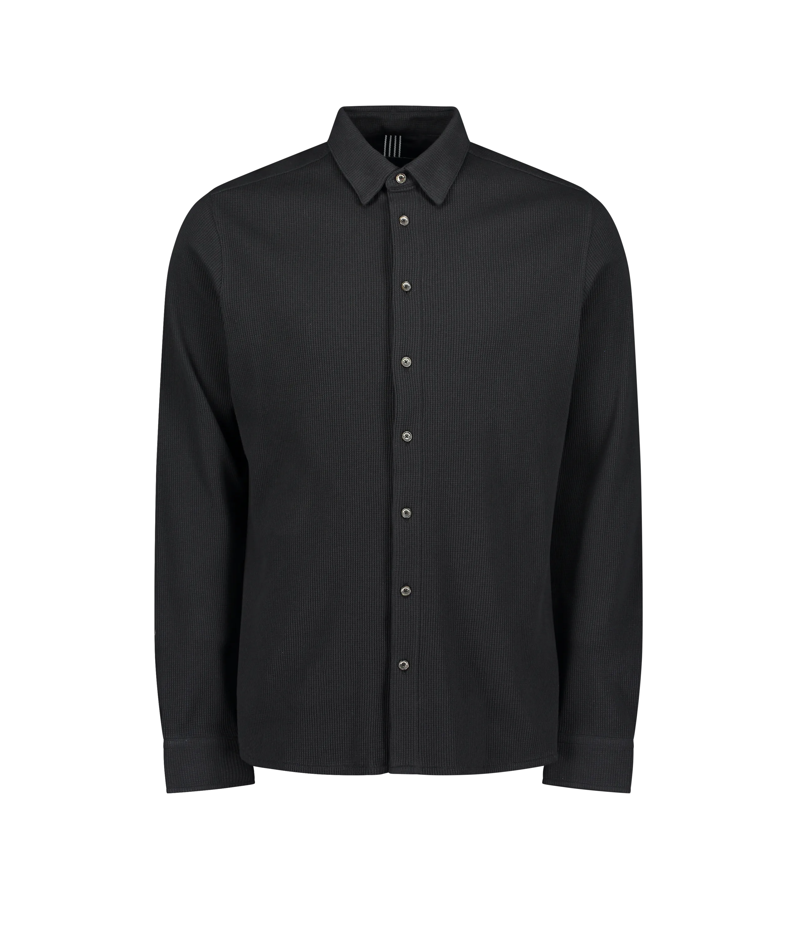 Lesli Micro Waffle Shirt – Navy
