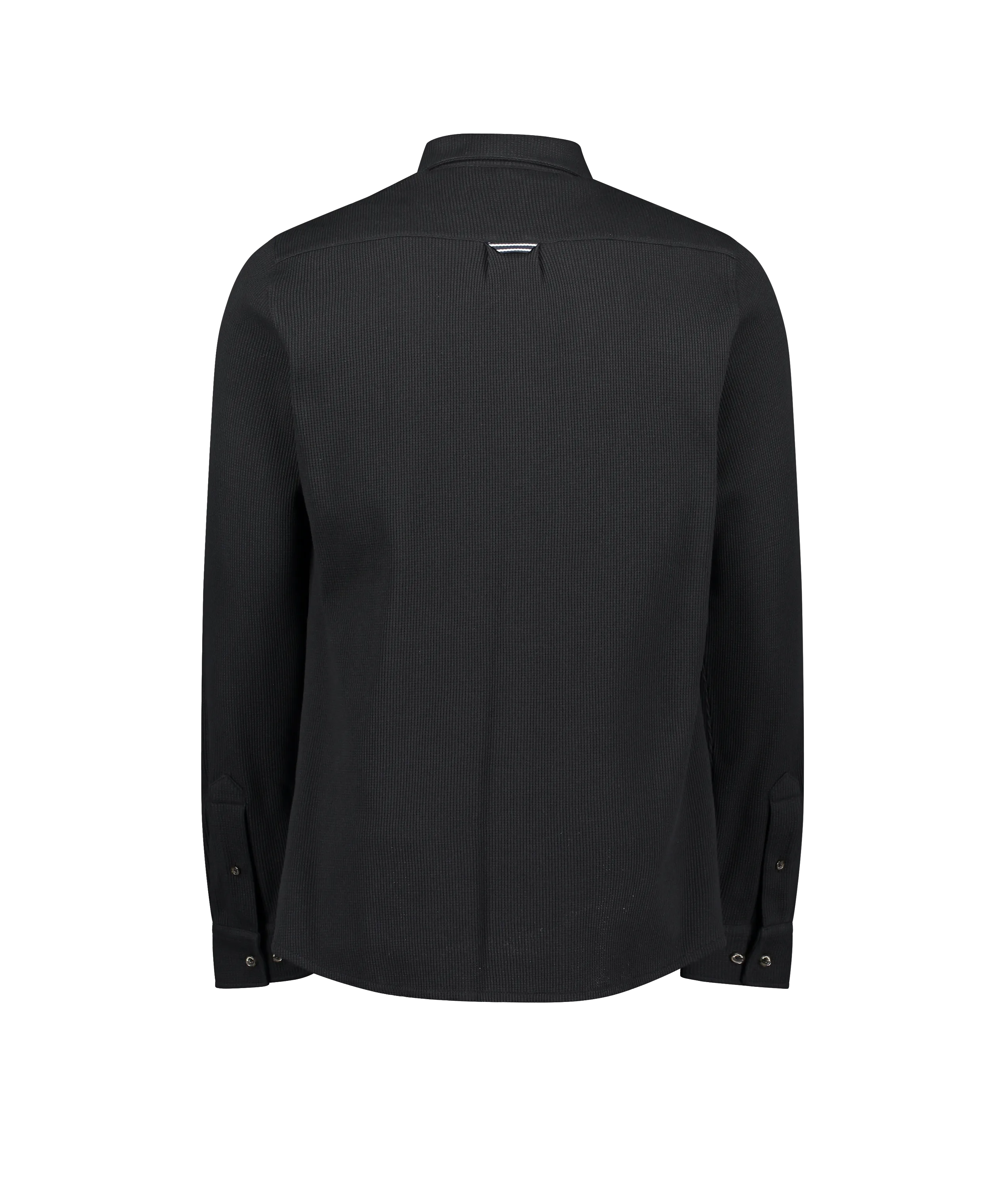Lesli Micro Waffle Shirt – Navy