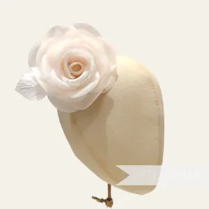 'Letitia' Silk Rose 12cm Flower Mount