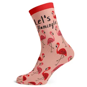 Let's Flamingle Socks