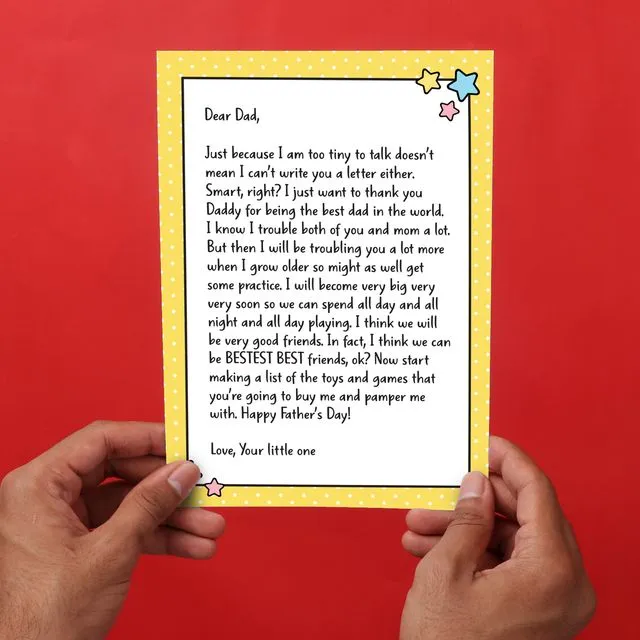 Letter for New Dads