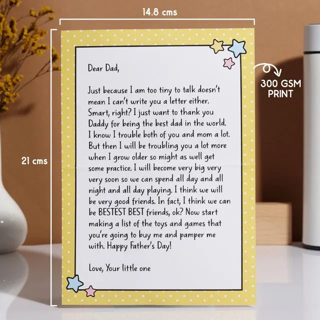 Letter for New Dads