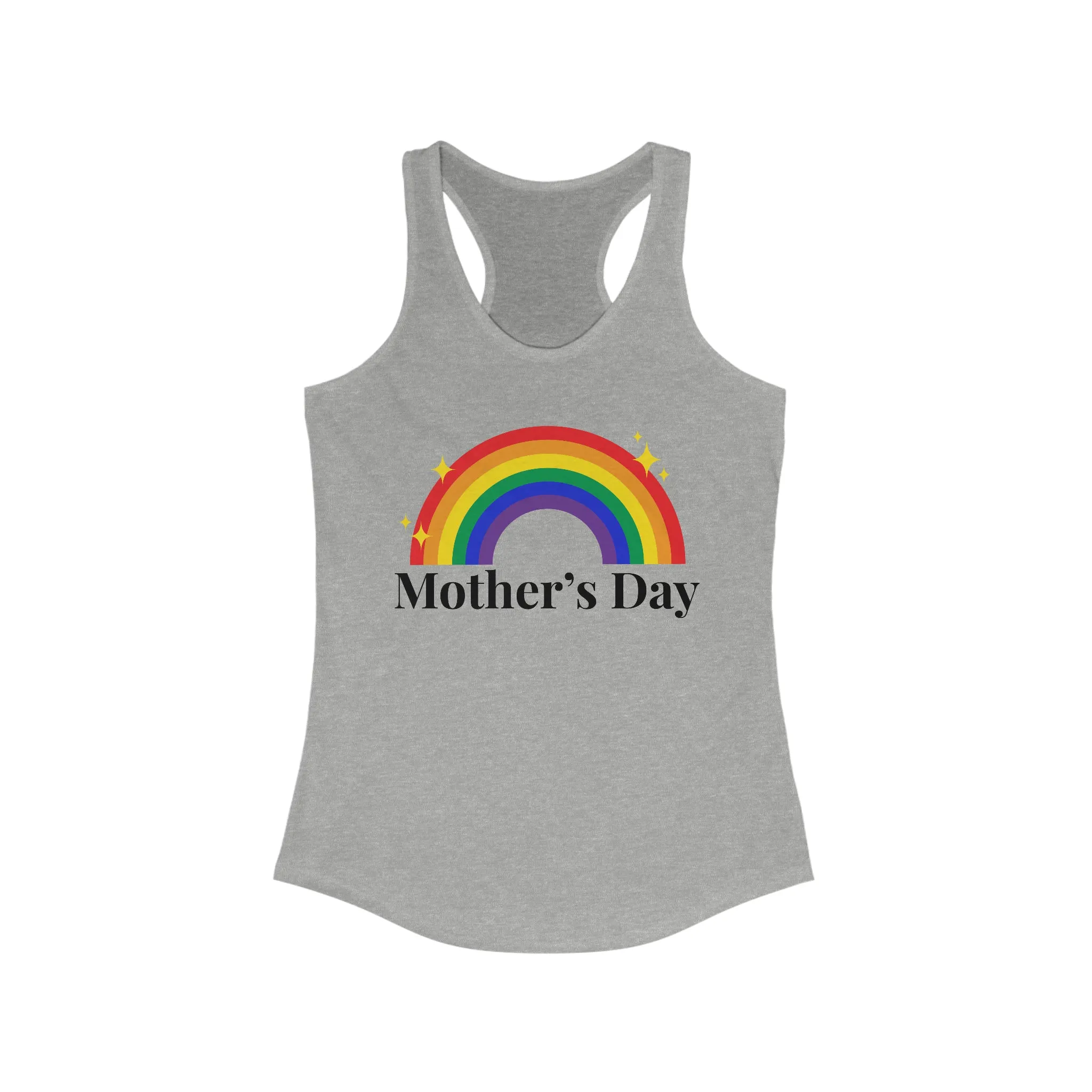 Lgbtq Pride Flag Mother's Day Ideal Racerback Tank - Mother's Day
