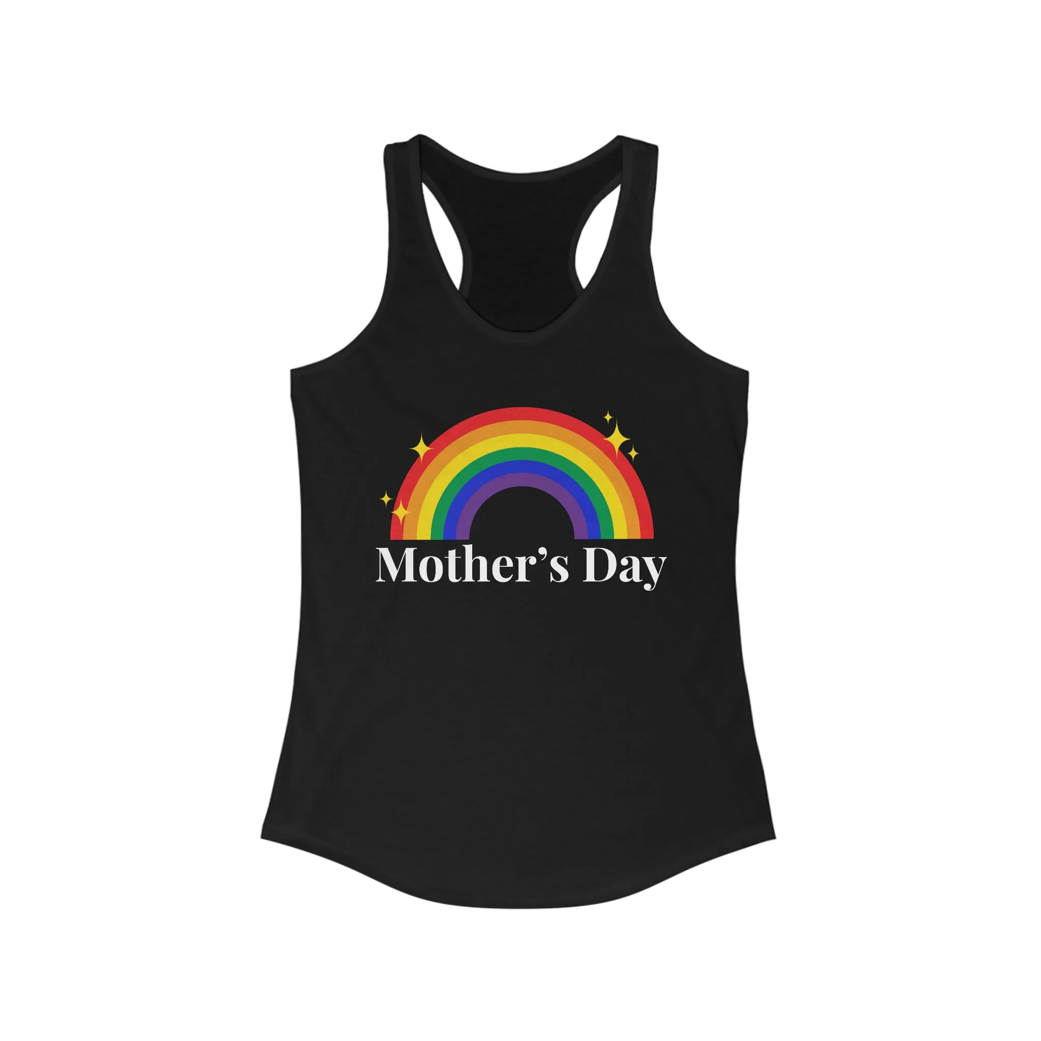 Lgbtq Pride Flag Mother's Day Ideal Racerback Tank - Mother's Day