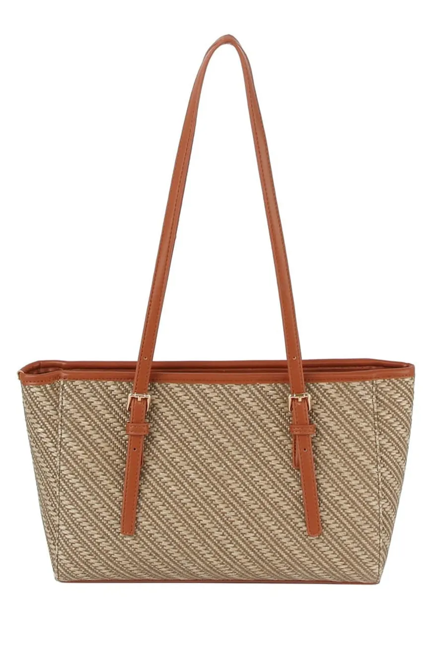 LHU507-Z Loretta Straw Tote Bag