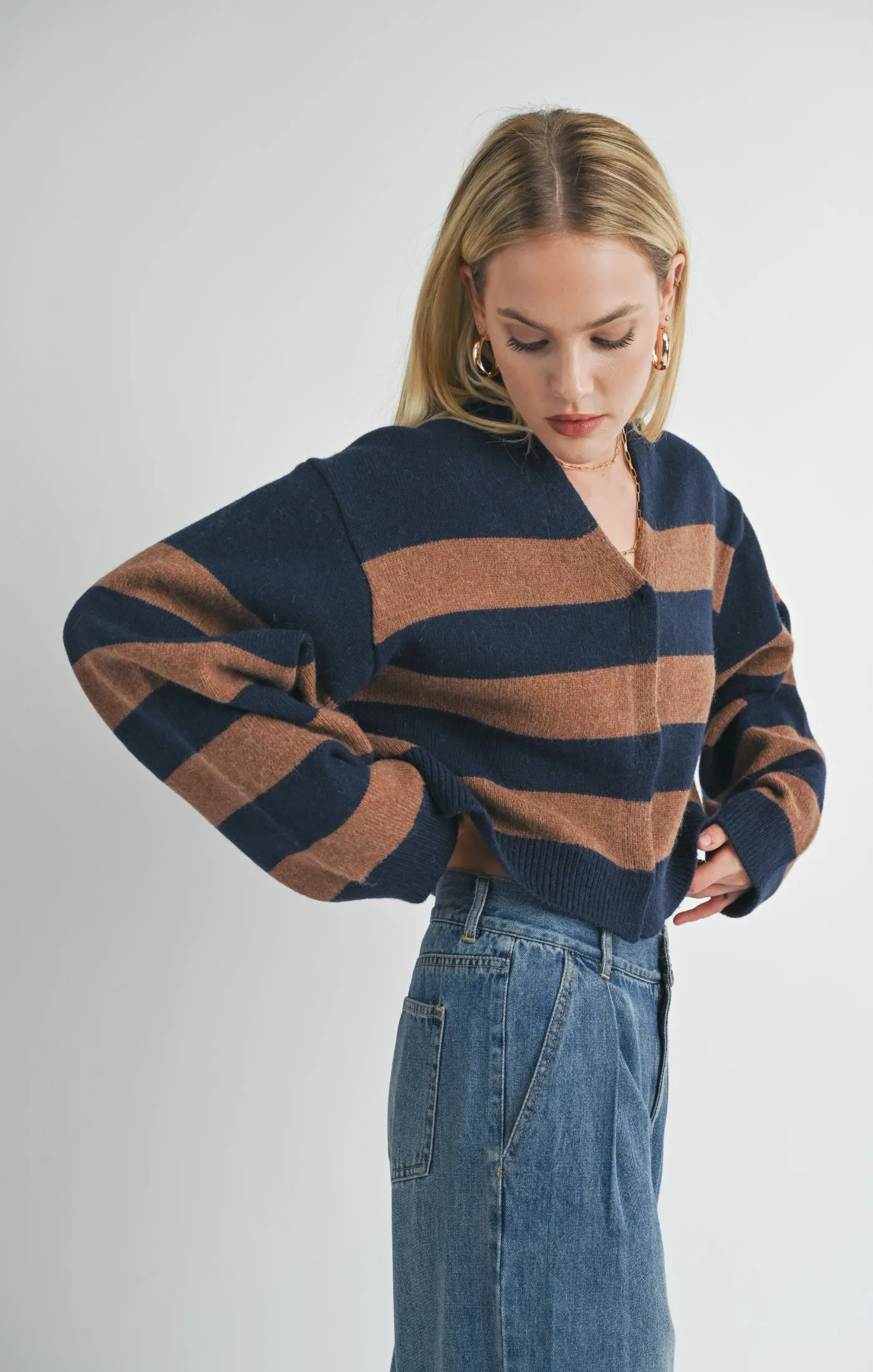 Liana Bold Stripe Cardi