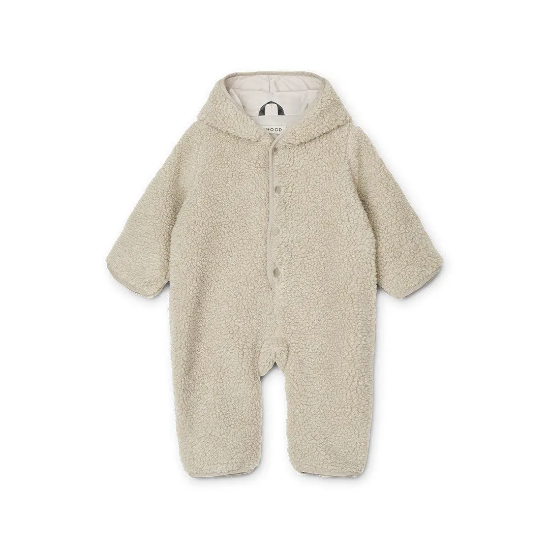 Liewood Fraser Baby Pile Jumpsuit - Mist