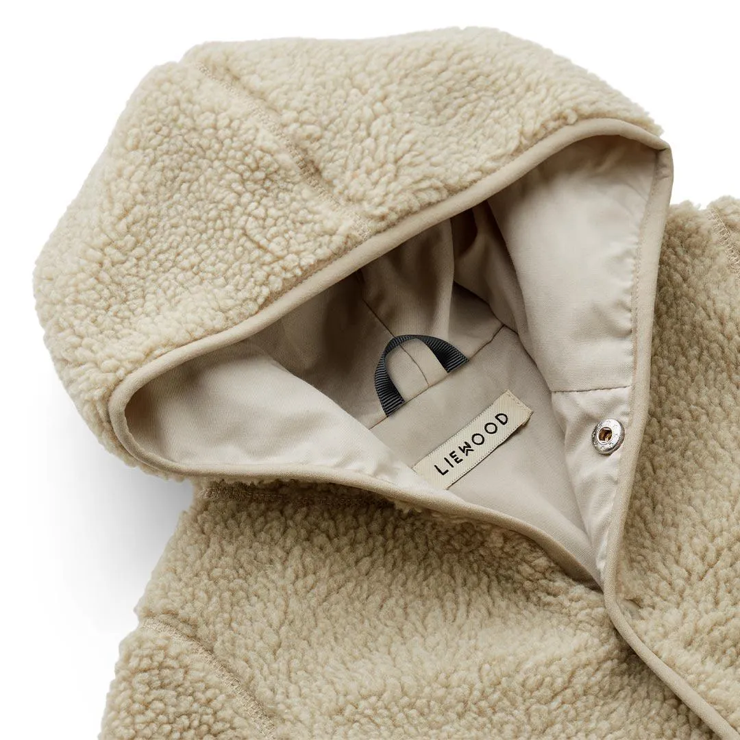 Liewood Fraser Baby Pile Jumpsuit - Mist