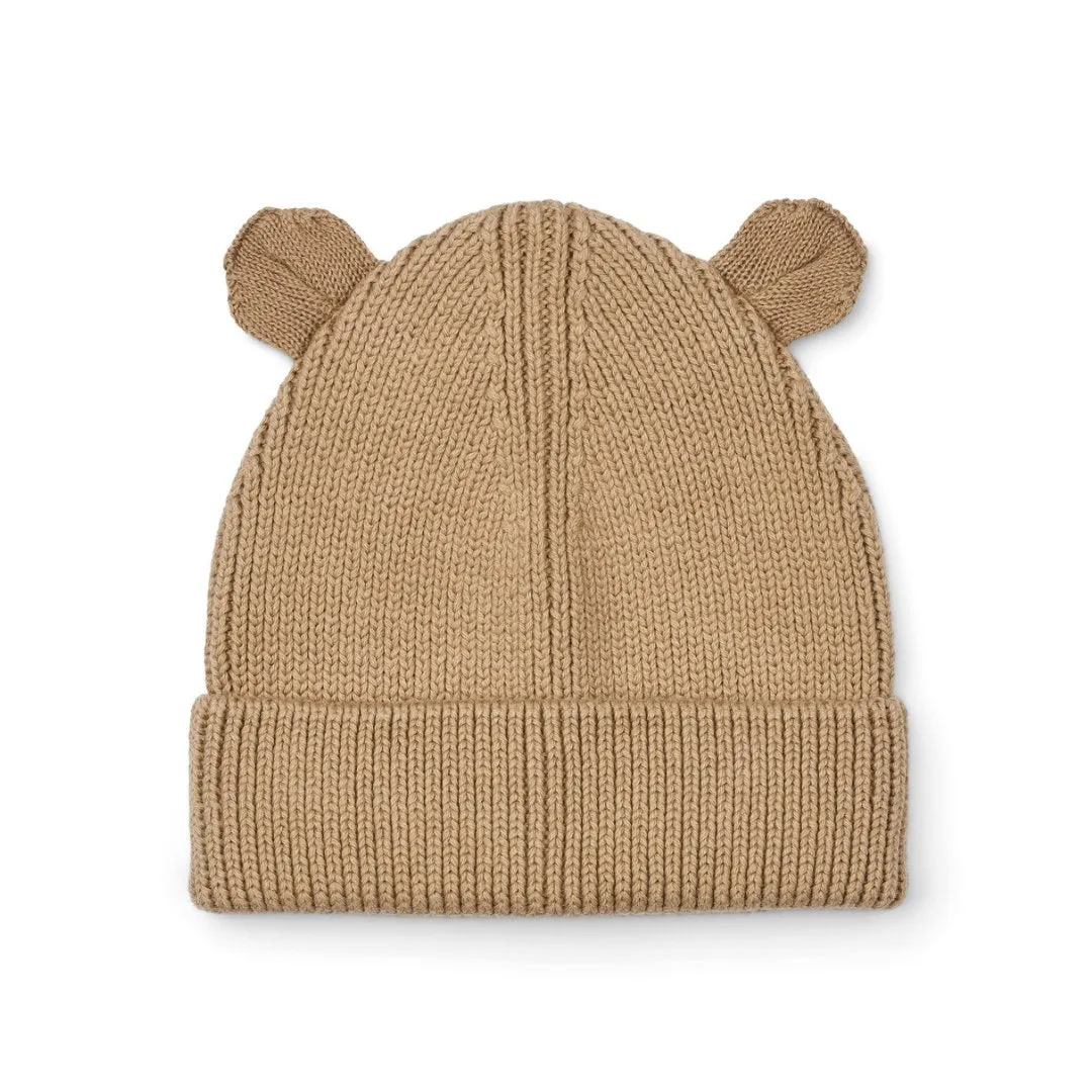 Liewood: Gina Knit Beanie with Ears - Oat