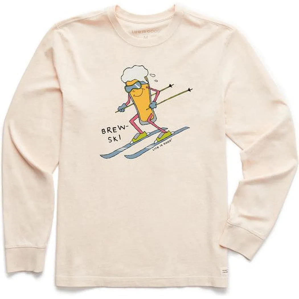 Life is Good Men's Brewski Long Sleeve Crusher-LITE Tee