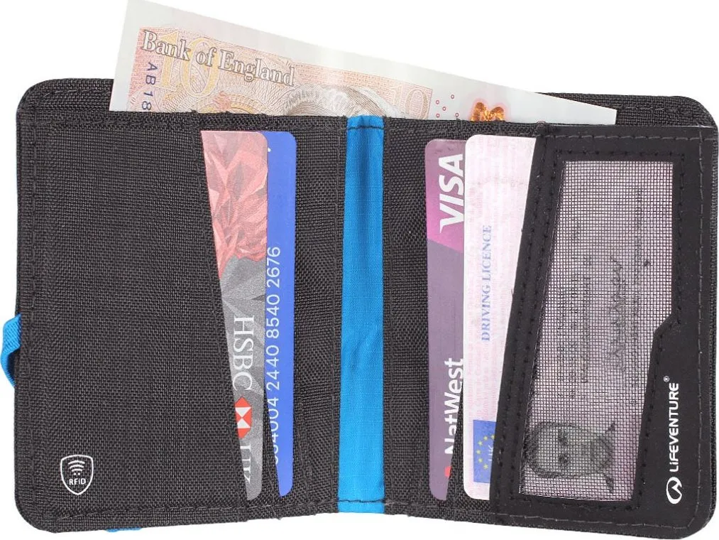 Lifeventure RFiD Compact Wallet Recycled Grey | Buy Lifeventure RFiD Compact Wallet Recycled Grey here | Outnorth