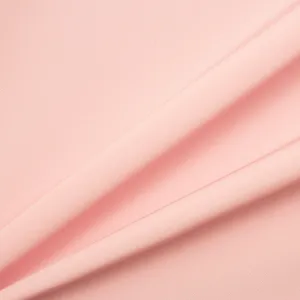 Light Baby Pink Silk Marocain Crêpe
