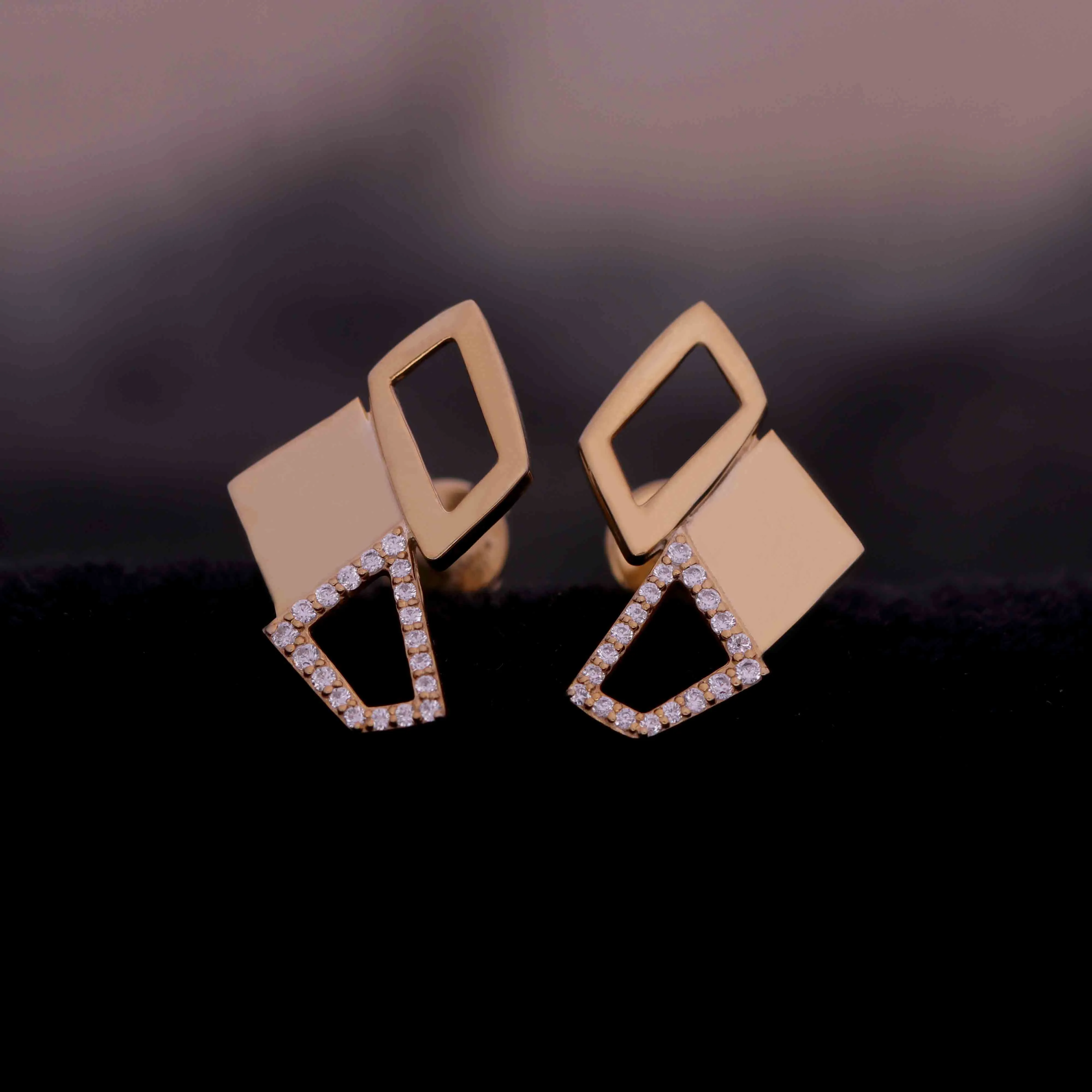 Light Weight Silver Stud Earrings