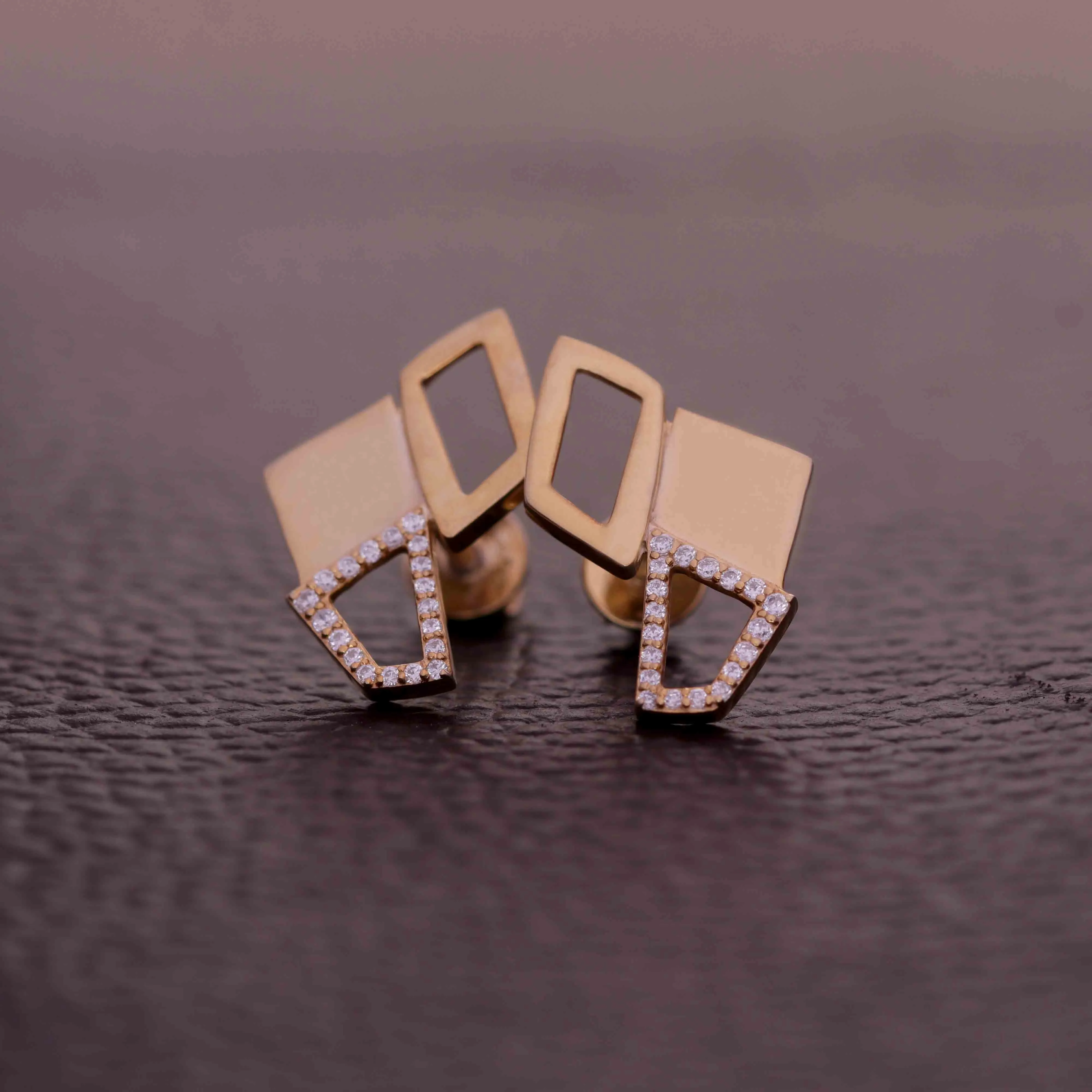 Light Weight Silver Stud Earrings