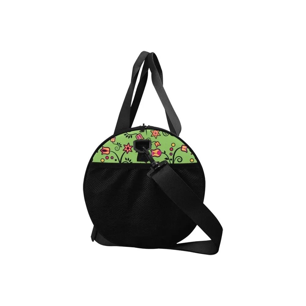LightGreen Yellow Star Duffle Bag