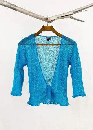 Lightweight Knit Cross Front Shrug