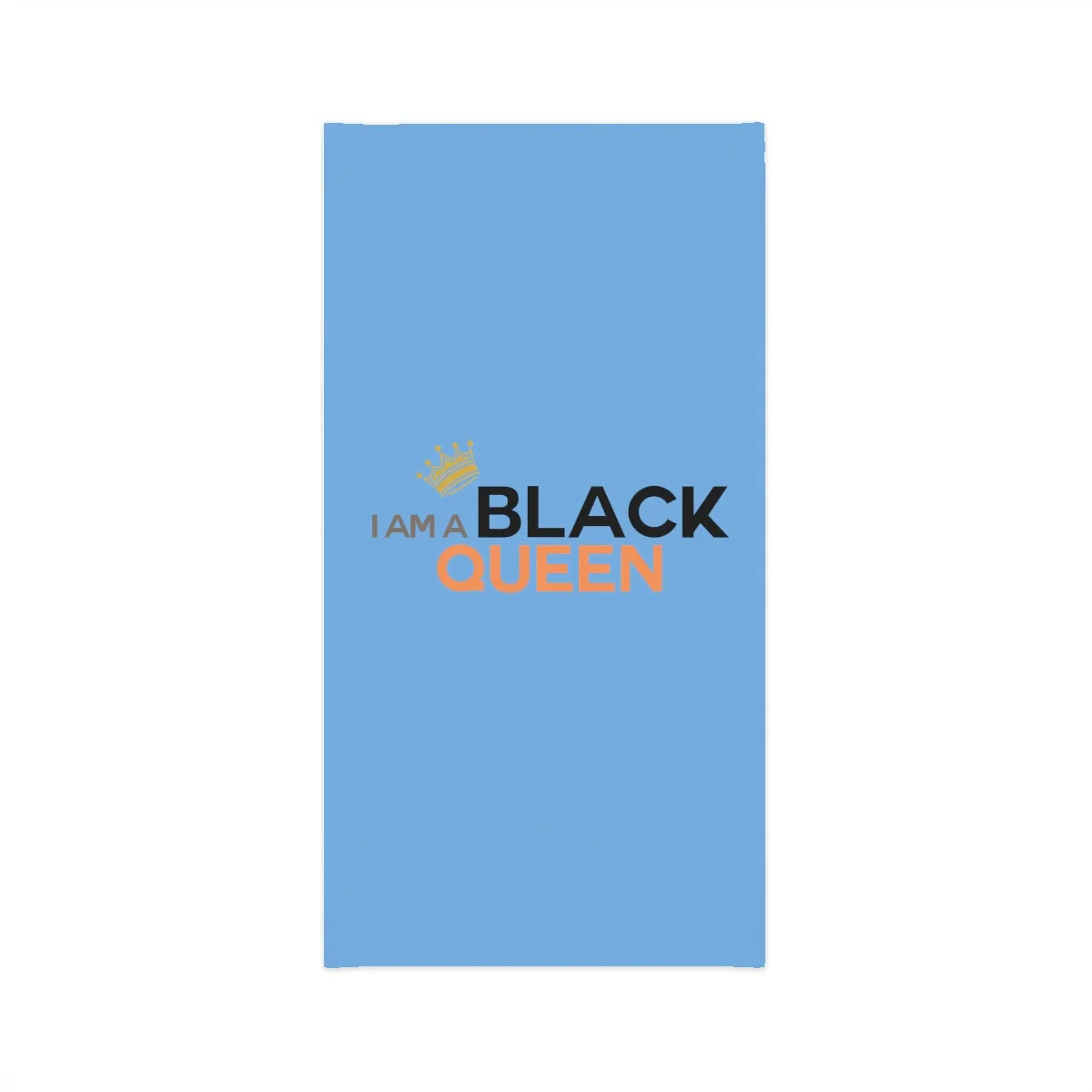 Lightweight Neck Gaiter - Black Queen (Sky Blue)