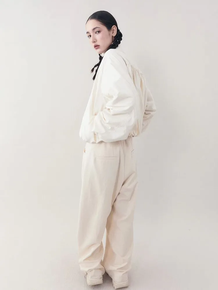Lightweight Pleated Casual Short Jacket【s0000006393】