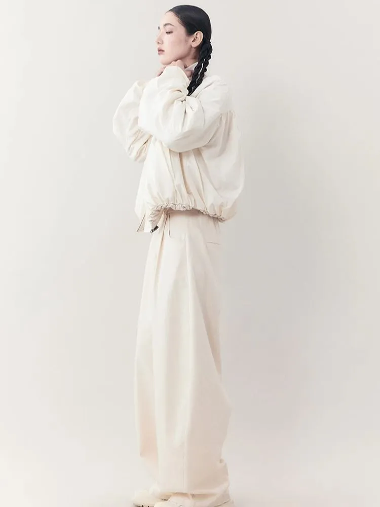Lightweight Pleated Casual Short Jacket【s0000006393】